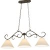 48" Monaco 3 Light Billiard Light
