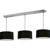 60" 9 Light Billiard Light with Fabric Shades