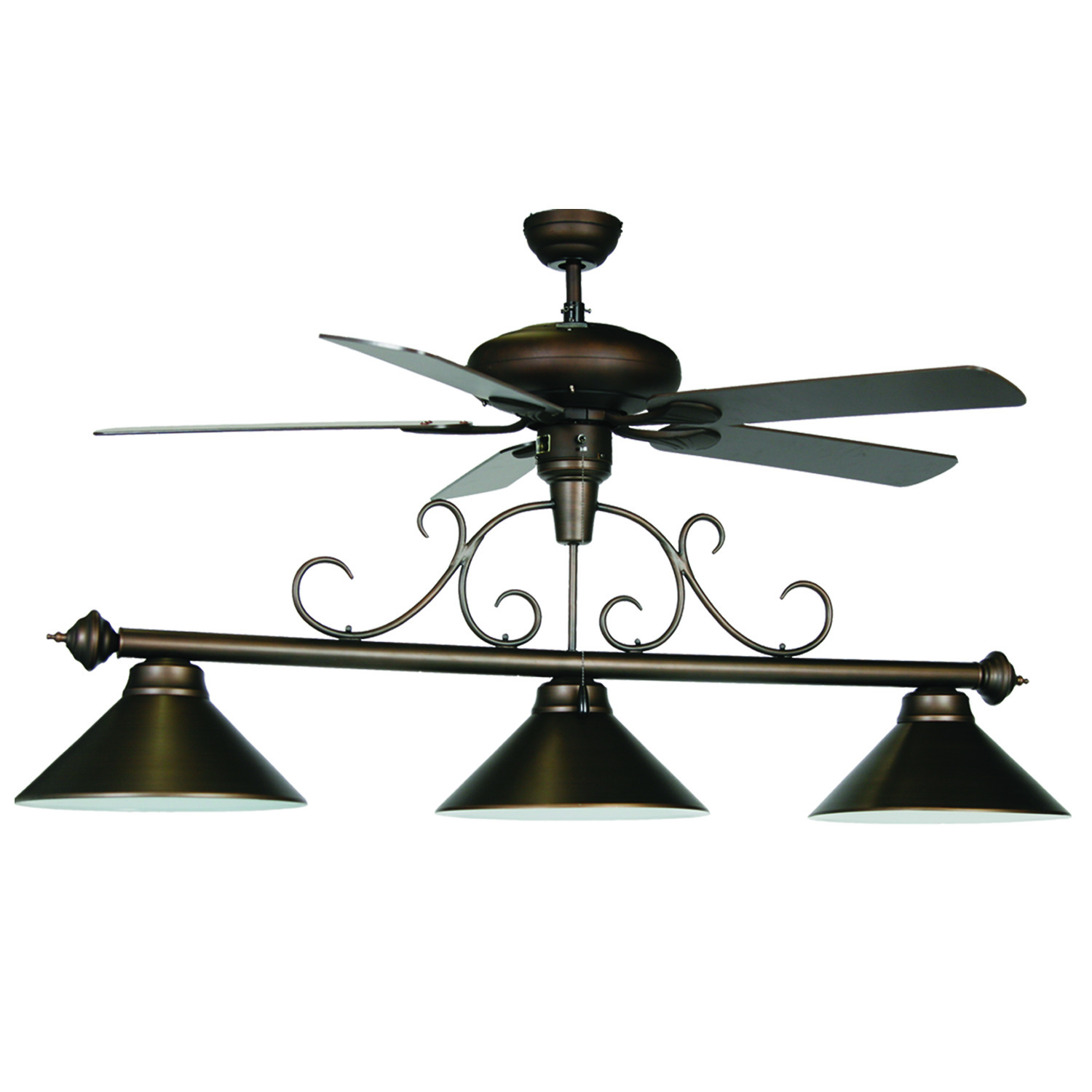 Table Light with Fan - Ceiling Fan Table BilliardLux