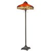 65.5" Amber Java Bronze Floor Lamp