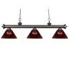 57″ Acrylic Burgundy Pool Table Light