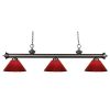 57″ Plastic Red Pool Table Light