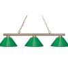 Green & Plastic Shade Pool Table Light