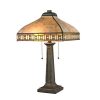 24.0" White Java Bronze Side Table Lamp