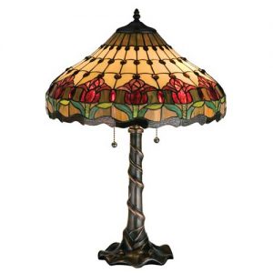 25.5"H Colonial Tulip Table Lamp