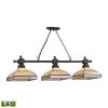60" Santa Fe 3 Light LED Optional Billiard Light